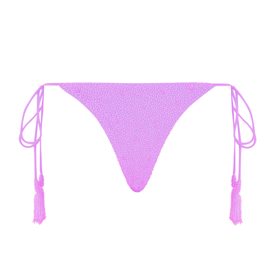 Nixie Tropical Low Coverage Pink Bikini Bottoms