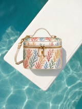 Coral Garden Vanity Bag
