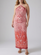Curve Coastal Glow Ombre Maxi Dress