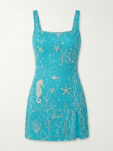 Azure Reef Mini Dress