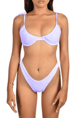 Ariel Hand Embroidered Underwire Bikini Bottom - Oceanus Swimwear