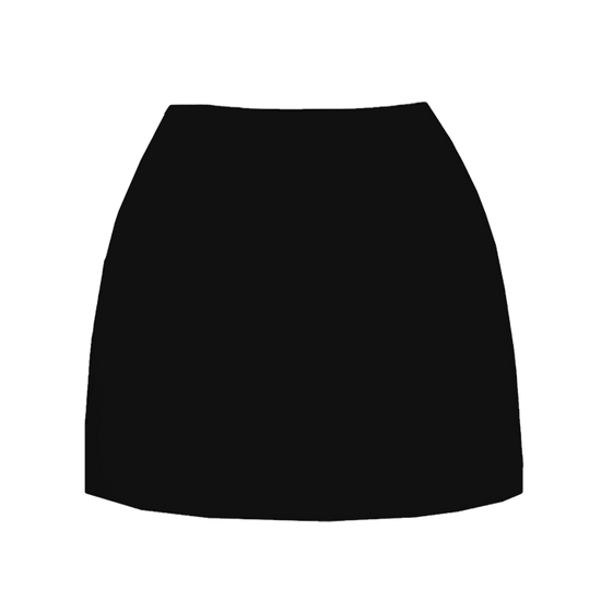 Callie Co-ord Skirt Black - Oceanus Swimwear