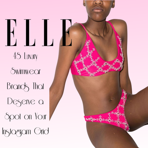 Mary Una bikini featured in ELLE - Oceanus Swimwear