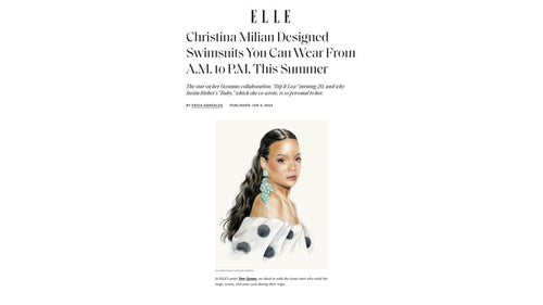 ELLE - Christina Milian Designed Swimsuits You Can Wear From A.M. to P.M. This Summer