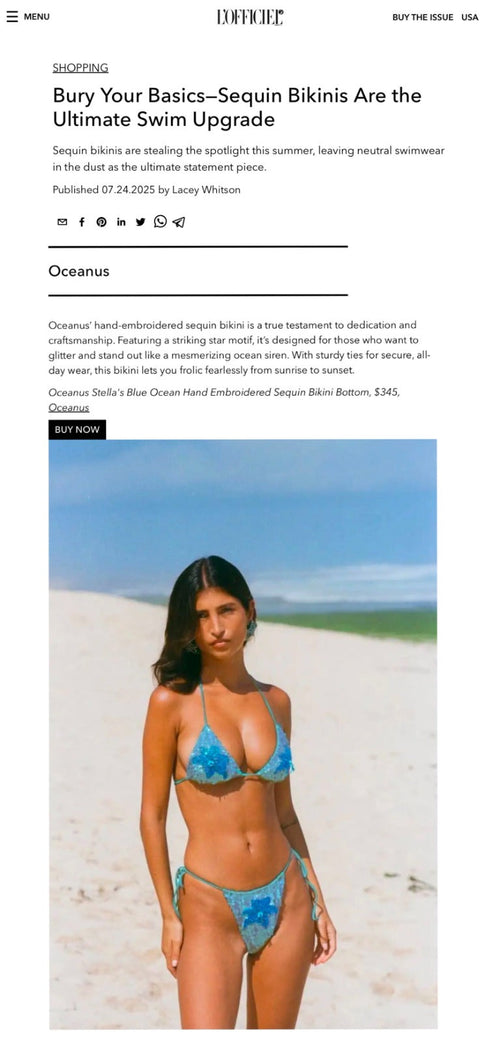 Bury Your Basics—Sequin Bikinis Are the Ultimate Swim Upgrade