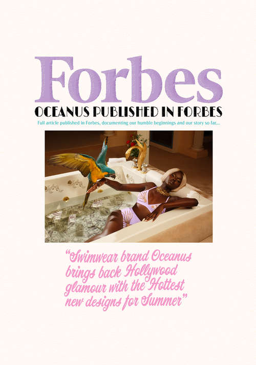 Oceanus Published in Forbes - Oceanus Swimwear