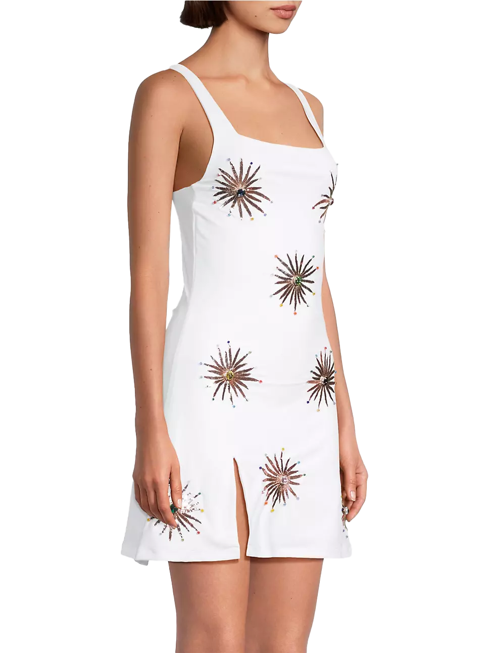 Shop Callie Luxury Embellished White Party Dress - Oceanus Shop Callie Luxury Embellished White Party Dress - Oceanus