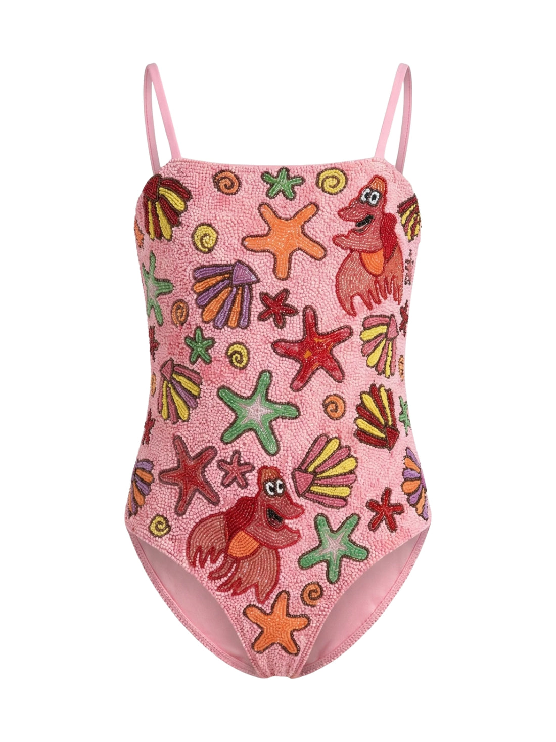 Oceanus | Disney Kids Under the Sea Fuschia Swimsuit
