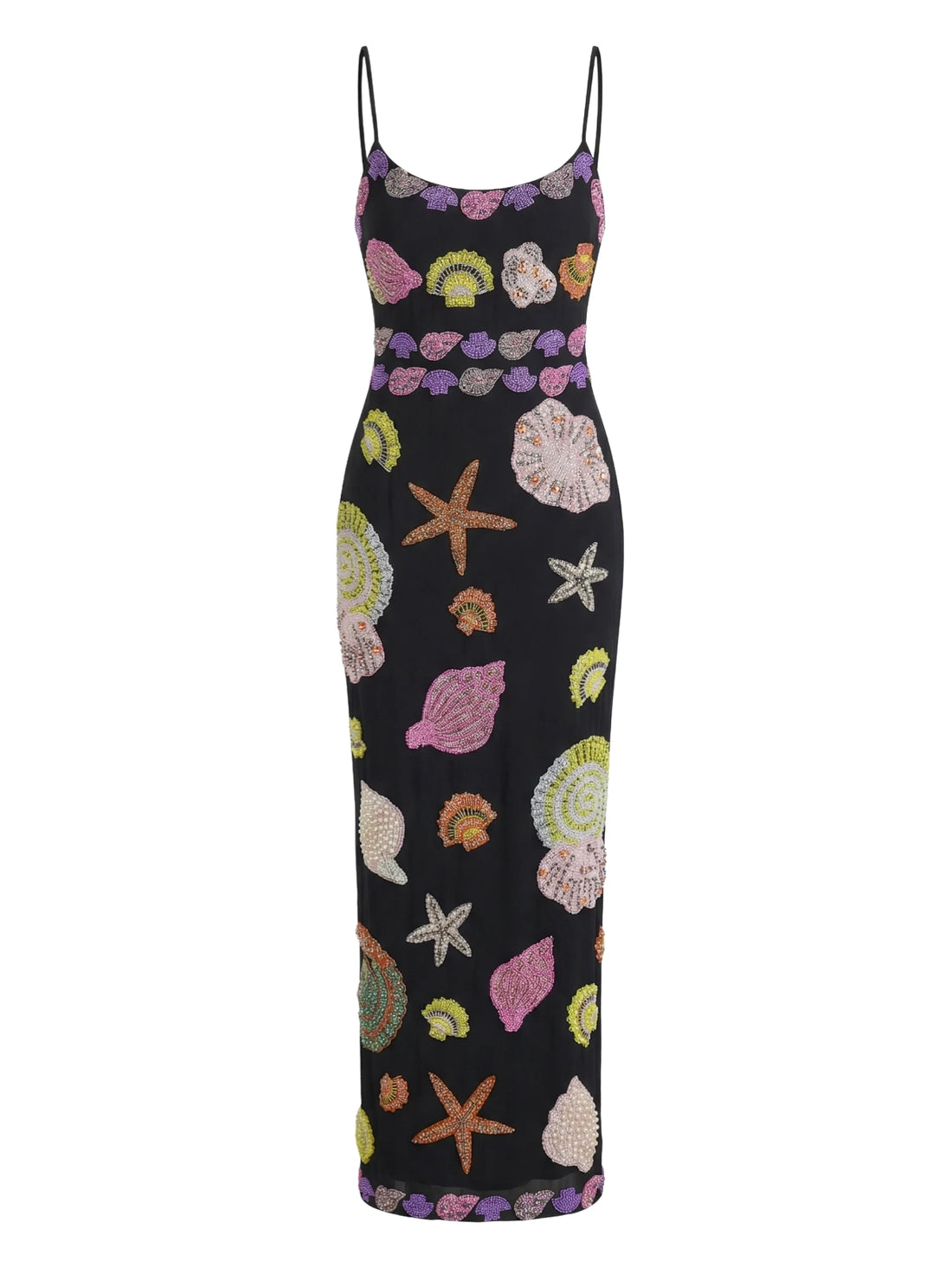 New York Strapped Dress- Black