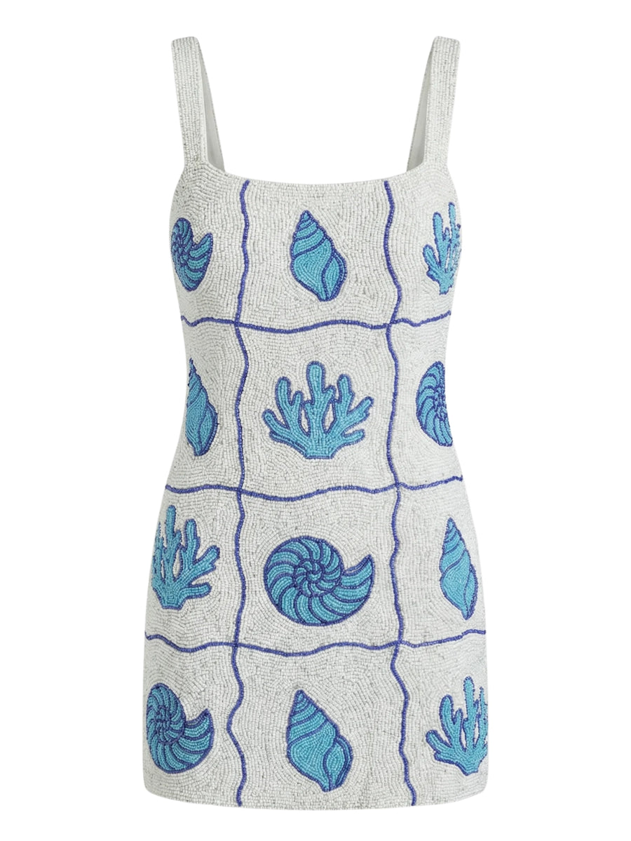 Mosaic Marine Mini Dress