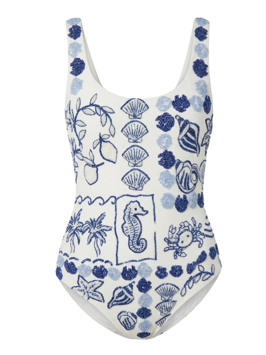 Marie Sea Fully Beaded Swimsuit
