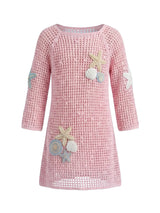 Pink Sea Shell Kids Crochet Dress