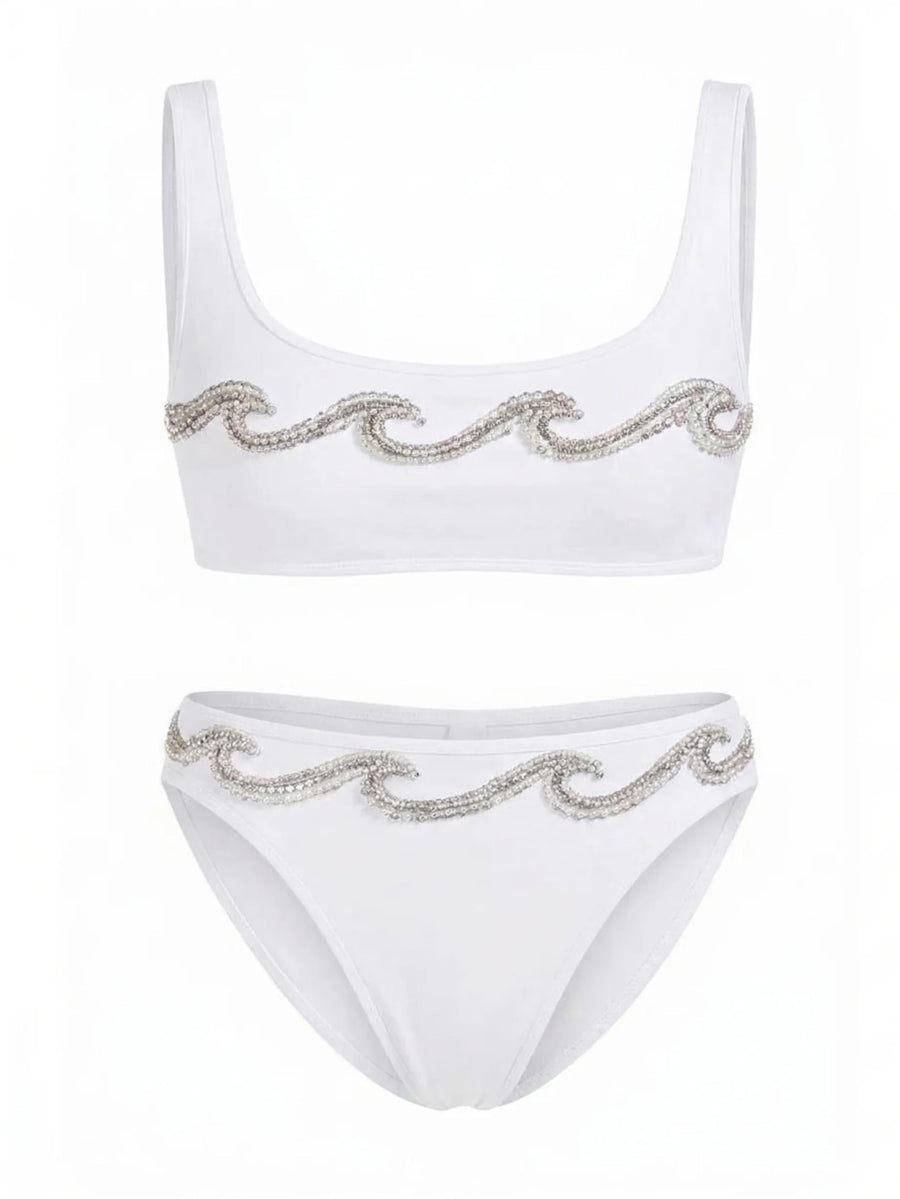 Wave Bikini Bottom Multi Color