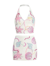 Celeste Beaded Co ord Skirt