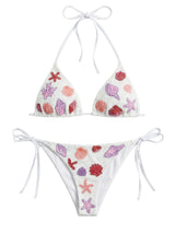 Shell Beaded Bikini Bottom in Stock