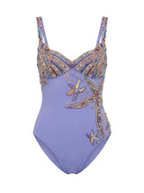 Selene Sea Shell Swimsuit Lilac