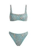 Ocean Starfish Green Bikini Bottom