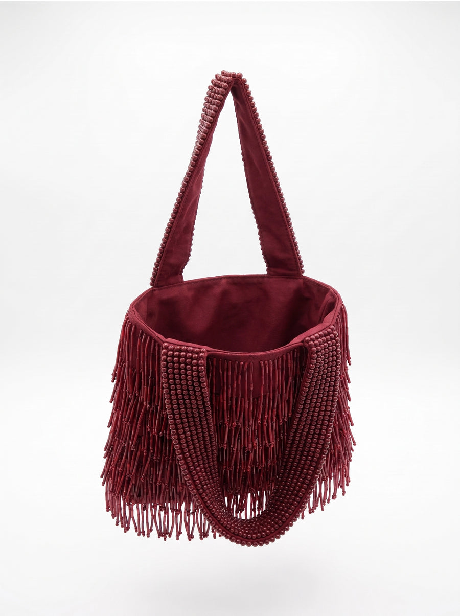 Red Bag Tasseled