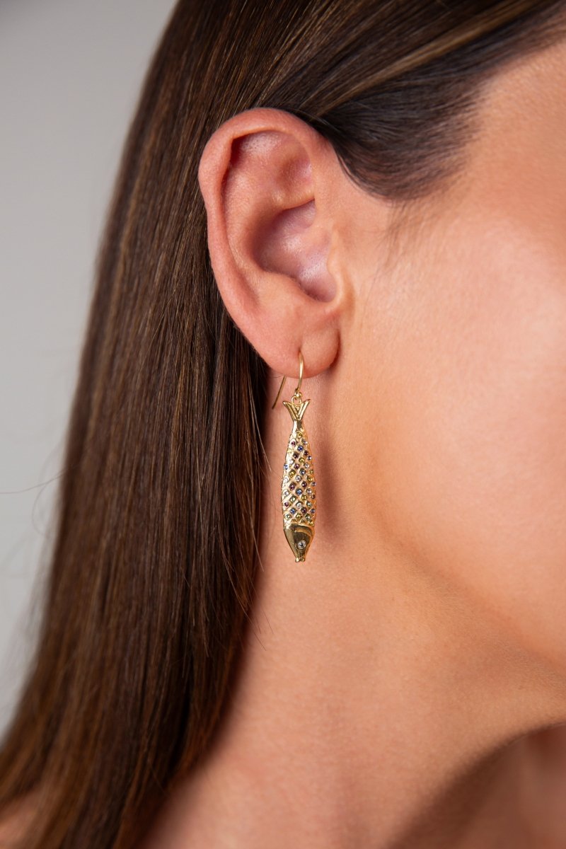 Glimmerfish Earrings - Oceanus Swimwear