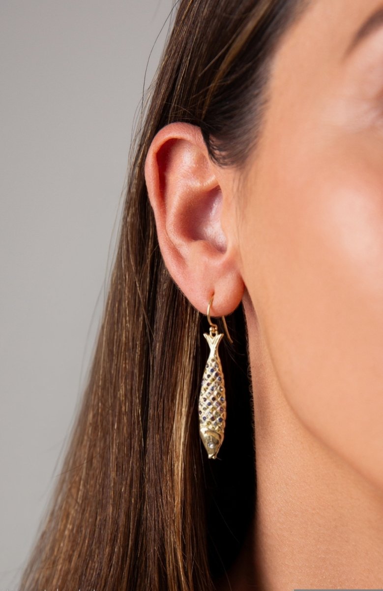Glimmerfish Earrings - Oceanus Swimwear