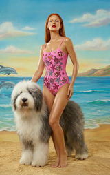 Disney | Oceanus Shell Swimsuit Pink in Stock