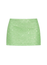 Marie Hand Beaded Premium Co-Ord Mini Skirt Multi Colour