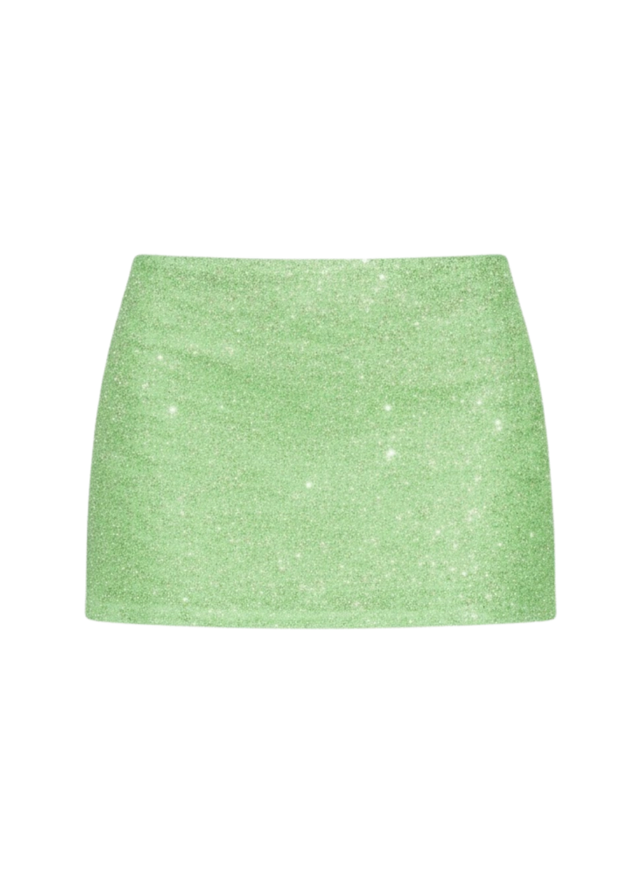 Marie Hand Beaded Premium Co-Ord Mini Skirt Multi Colour