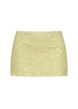 Marie Hand Beaded Premium Co-Ord Mini Skirt Multi Colour