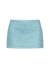 Marie Hand Beaded Premium Co-Ord Mini Skirt Multi Colour