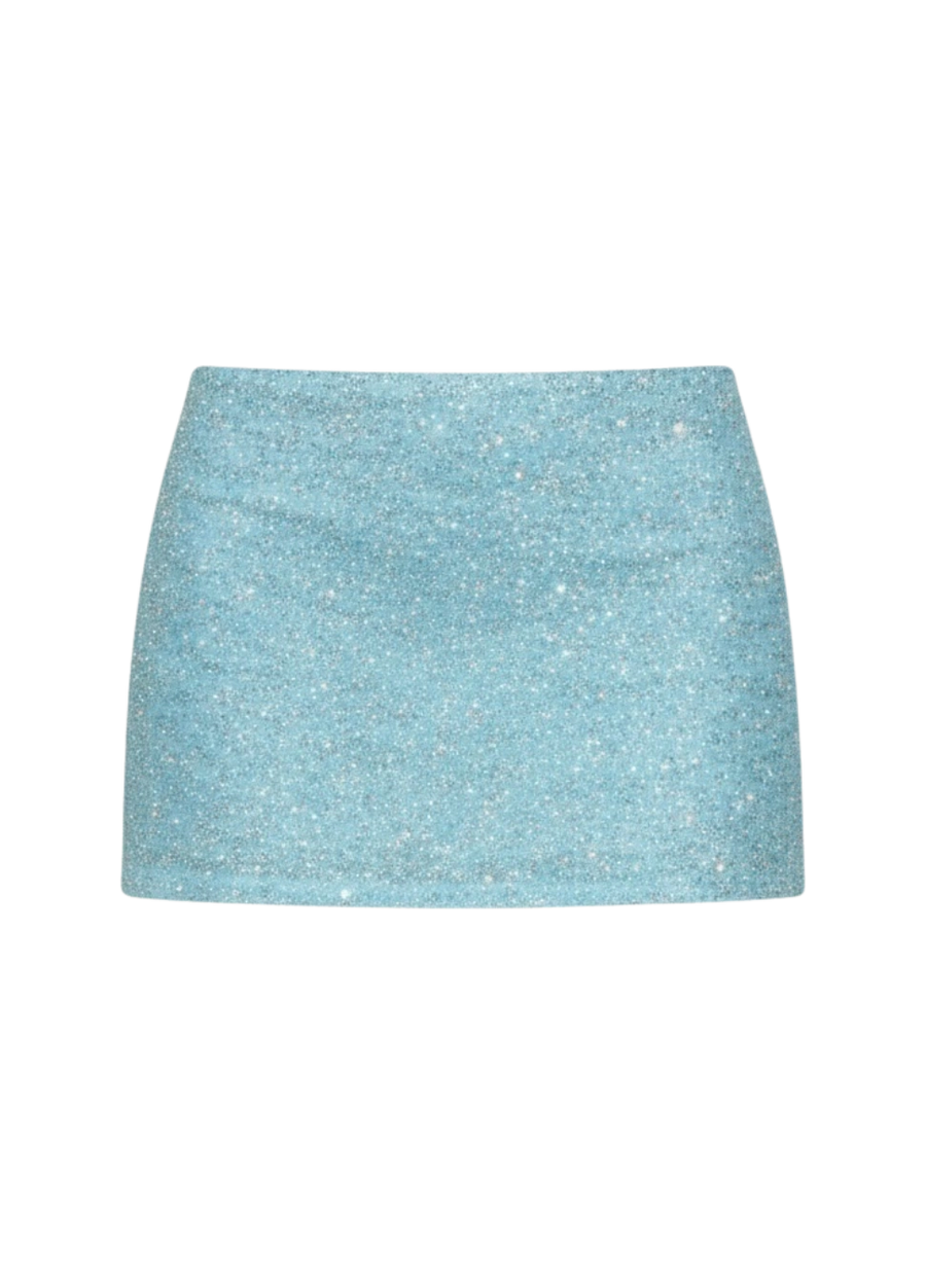 Marie Hand Beaded Premium Co-Ord Mini Skirt Multi Colour