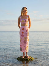 New York Hand-Embroidered Top Multi Colour
