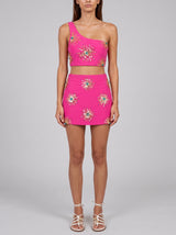 Callie Hot Pink Co-ord Skirt