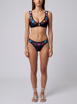 Oceanus Pearl Tide Multi-color Bikini Bottom