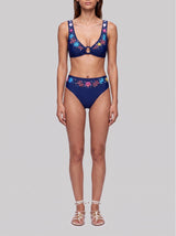 Oceanus Pearl Tide Multi-color Bikini Bottom