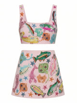 Arizona Co-ord Top Multi Color