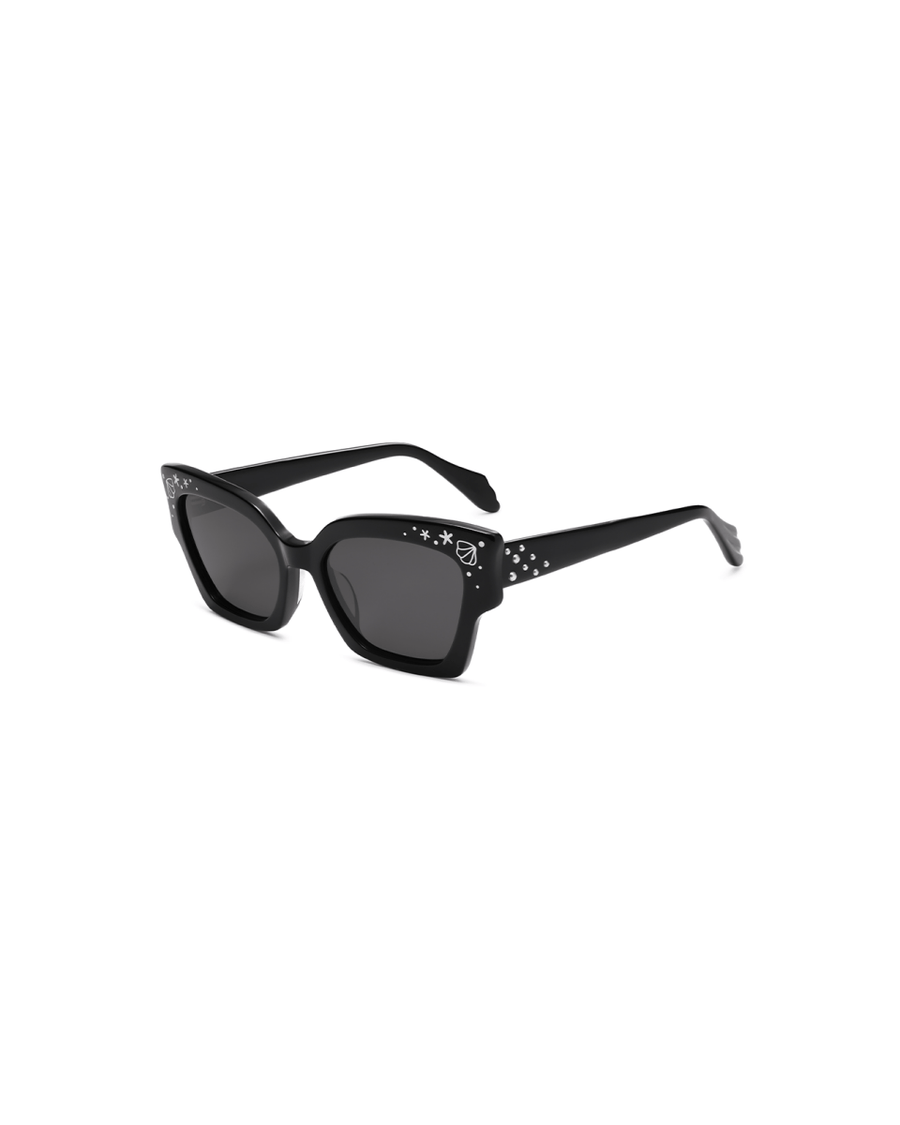 Oceanus x SOJOS Melody Sunglasses Black - Oceanus Swimwear