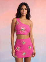 Callie Hot Pink Co-ord Skirt