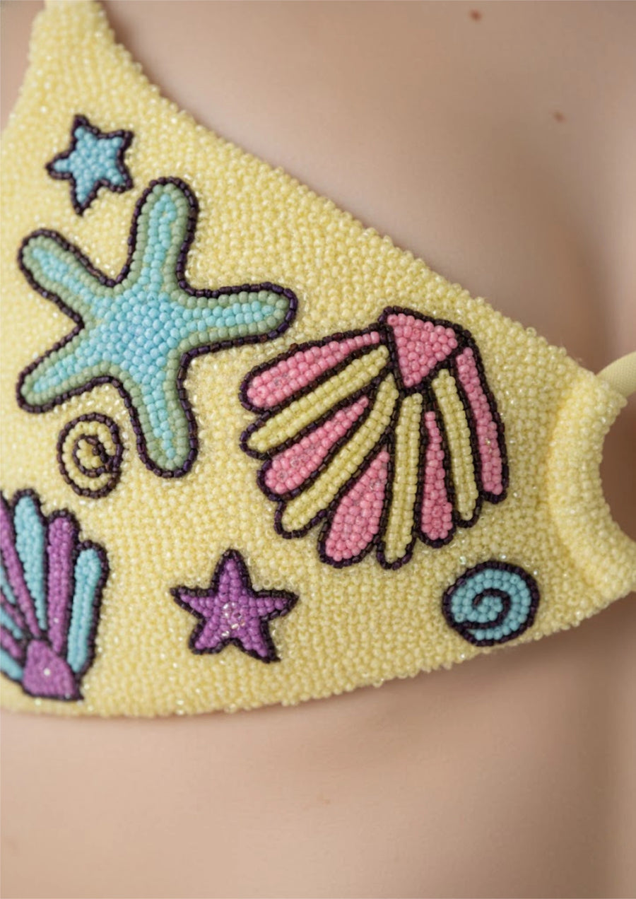 Disney | Oceanus Under the Sea Bikini Top in Yellow