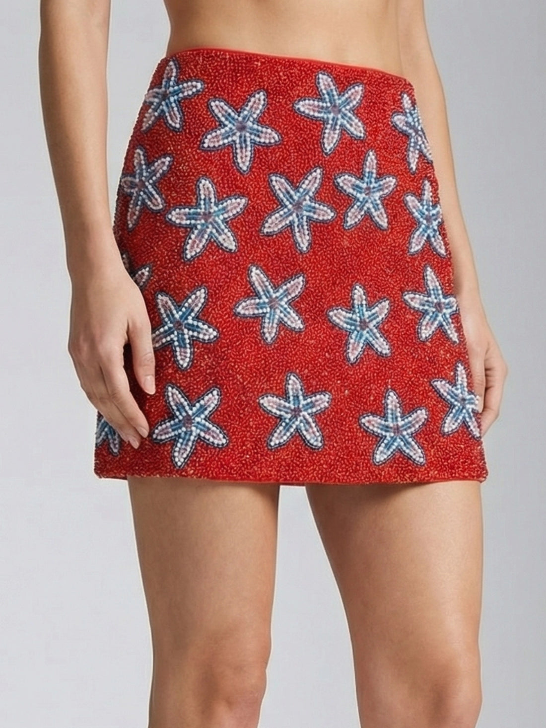 Mia’s Marina Mini Skirt Red