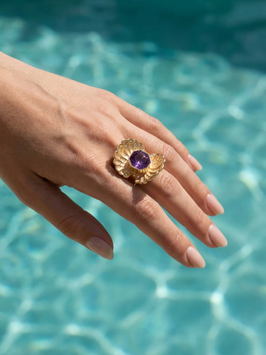 Shell Symphony Ring