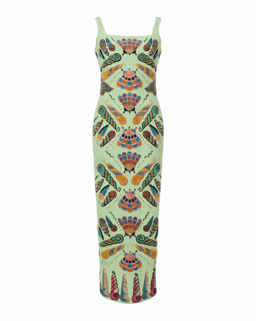 Dreamshell Maxi Dress - Green Mint