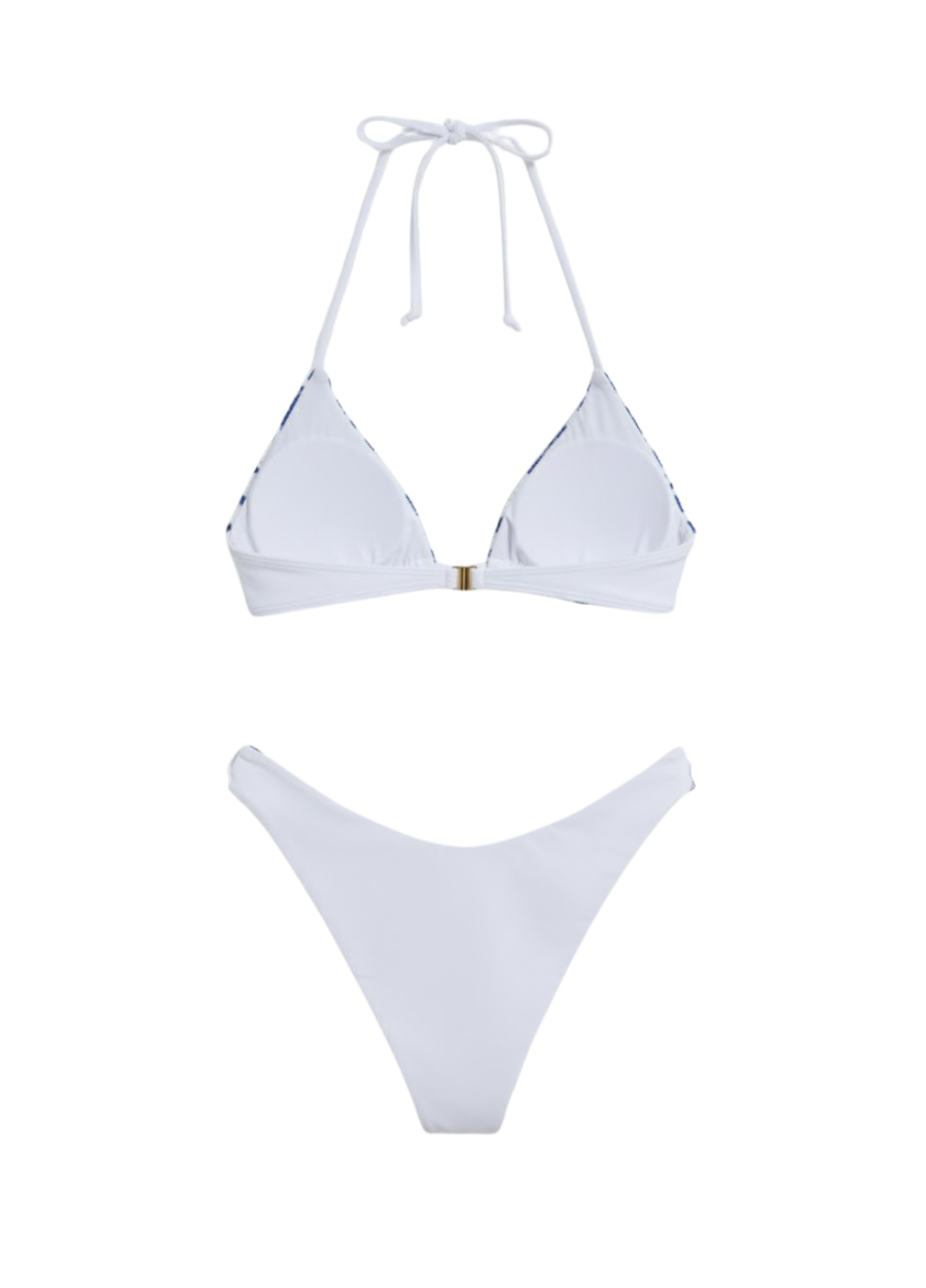 Sea Horse Bikini Bottom - White