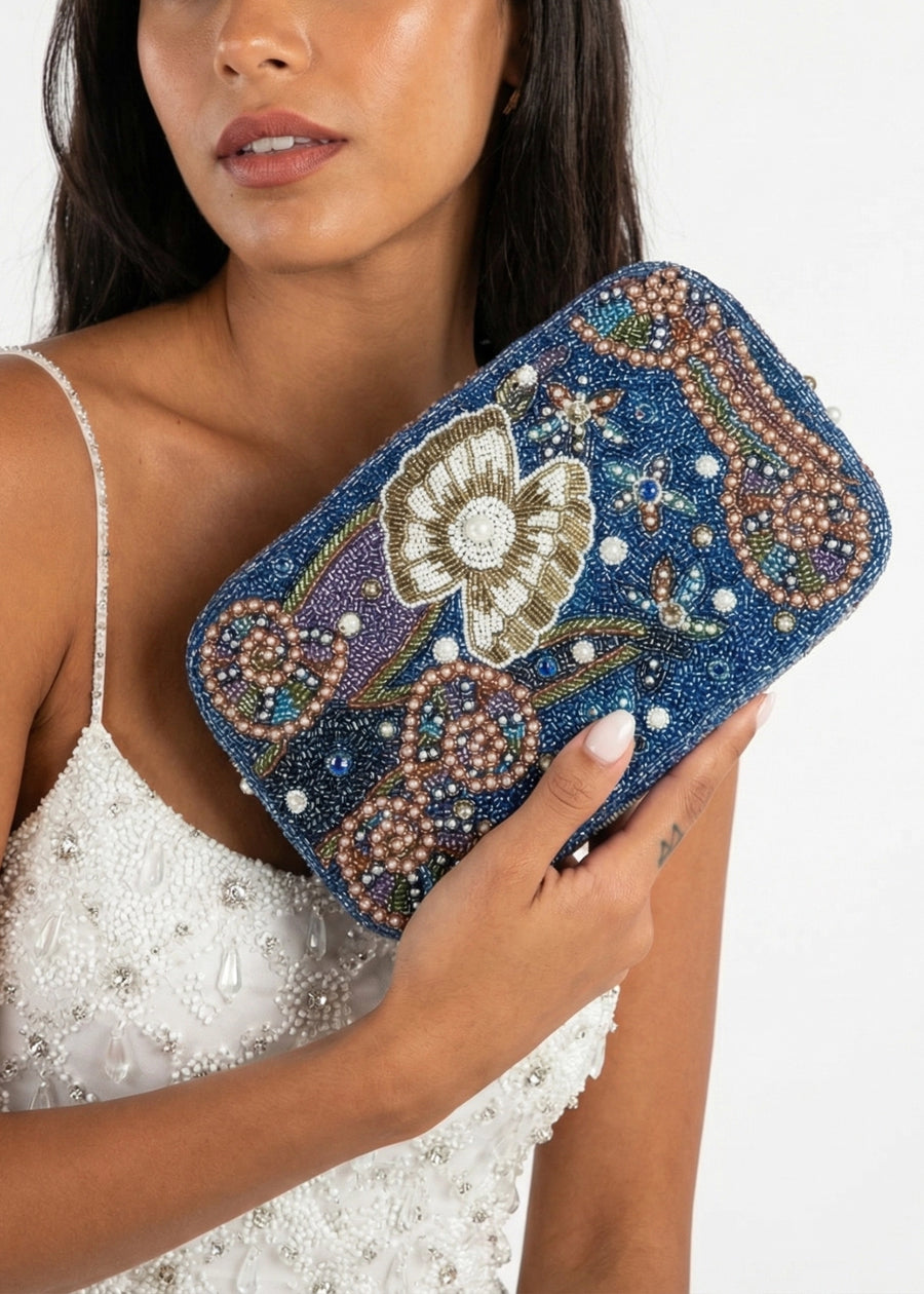 Sugarcoated Hand Embellished Pouch