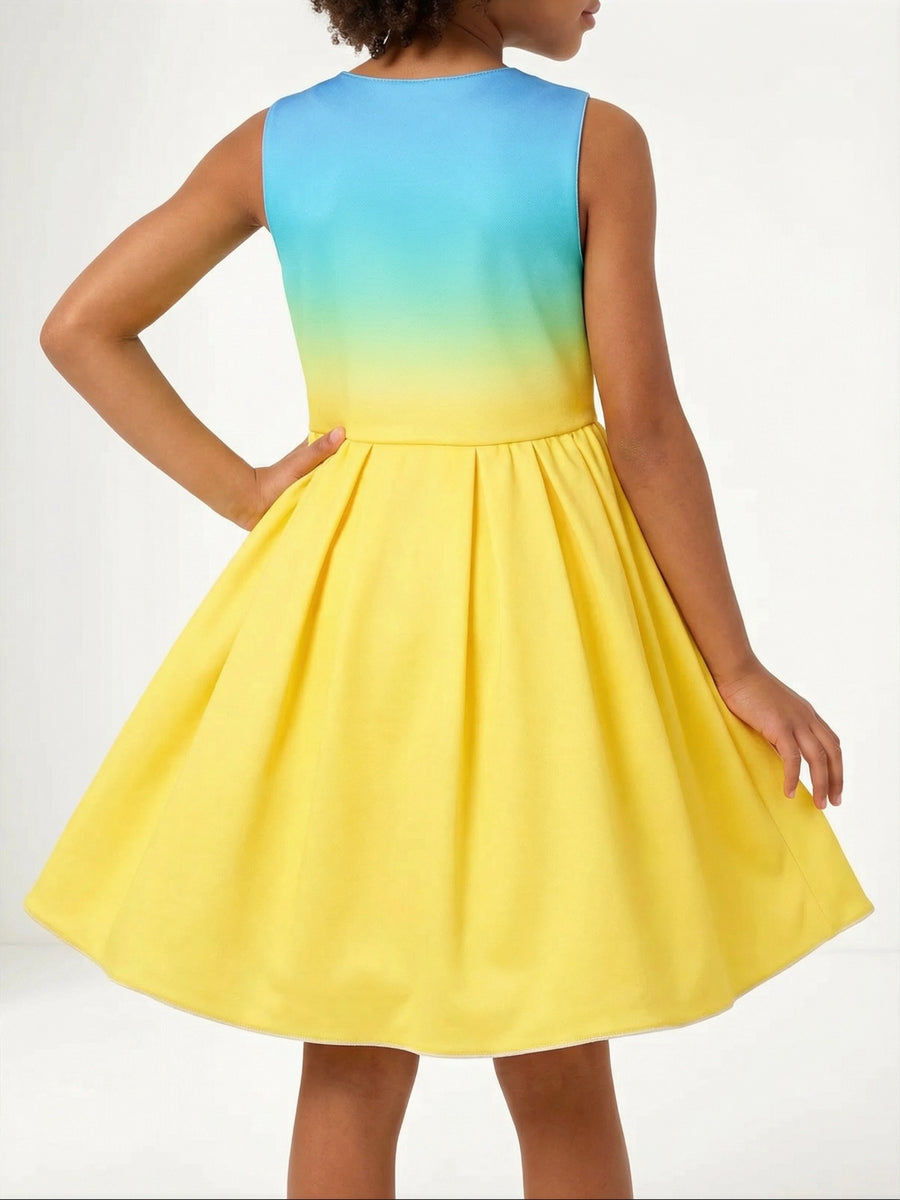 Oceanus | Disney Kids Ariel’s Sunset  Glow Dress