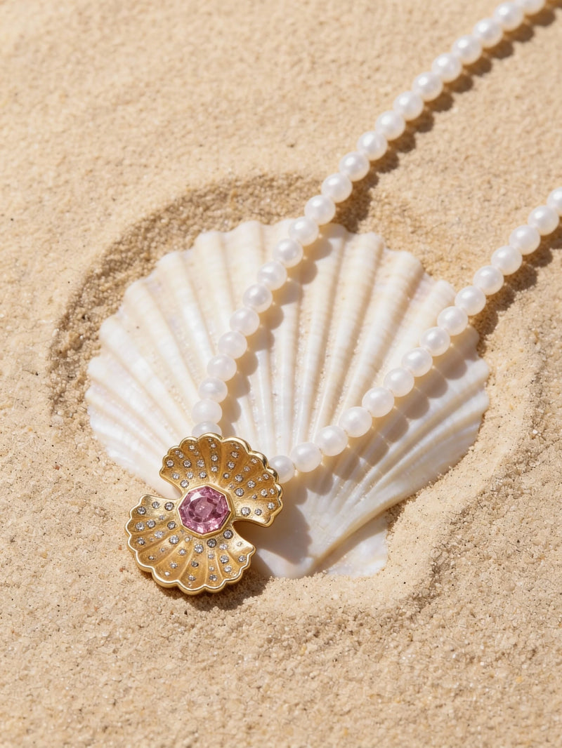 Shell Symphony Pearl Necklace