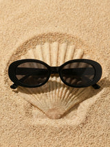 Oceanus x SOJOS Veronica Sunglasses Black