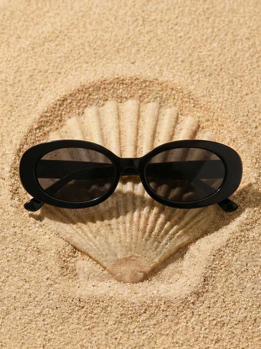 Oceanus x SOJOS Veronica Sunglasses Black