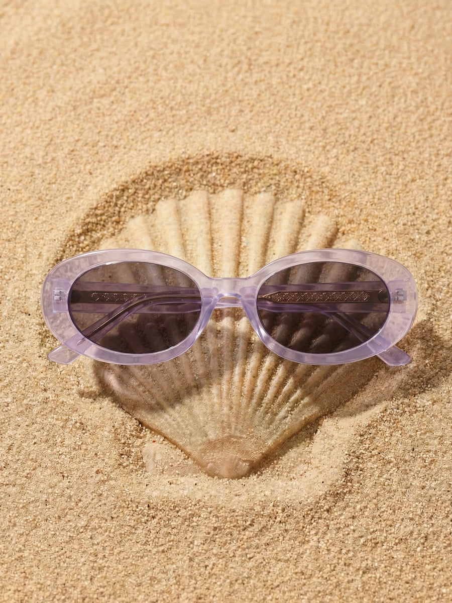 Oceanus x SOJOS Veronica Sunglasses Purple