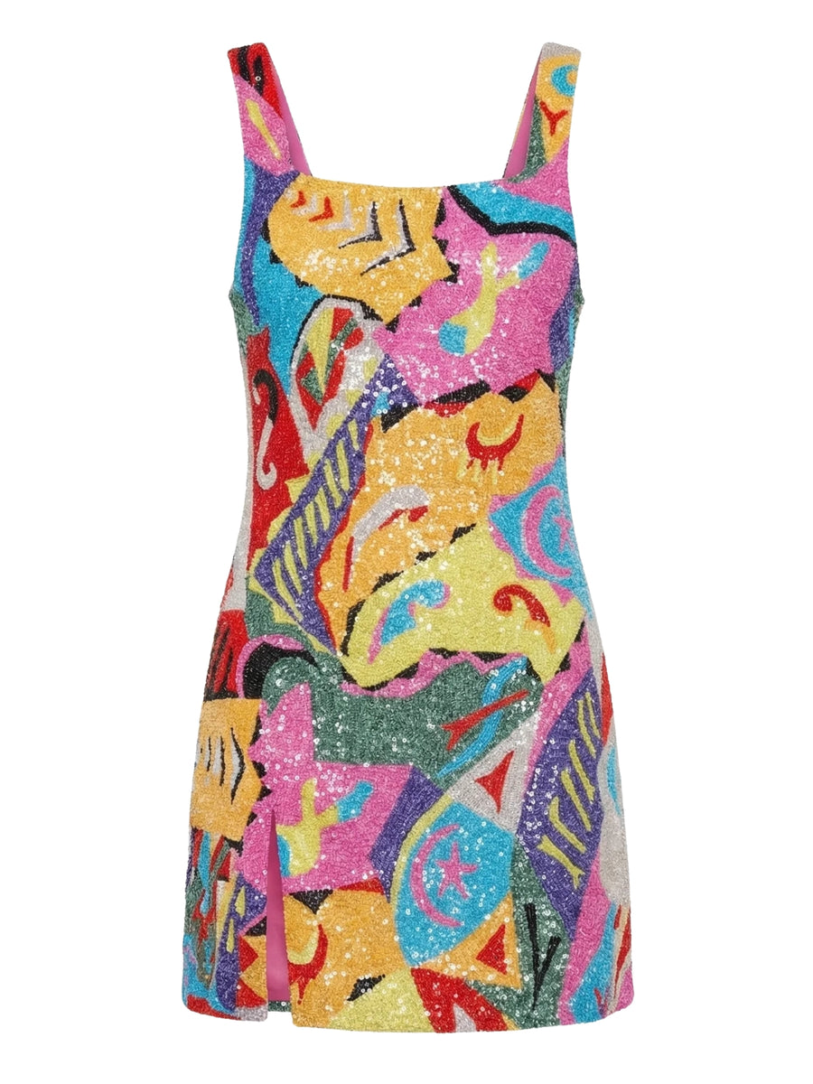 Boston Vibrant Hand-Beaded Dress - Multi Coloured, XS Boston Vibrant Hand-Beaded Dress - Multi Coloured, XS