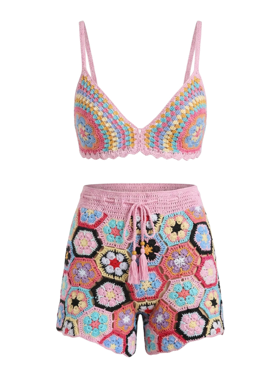 Hexa Bloom Crochet Top